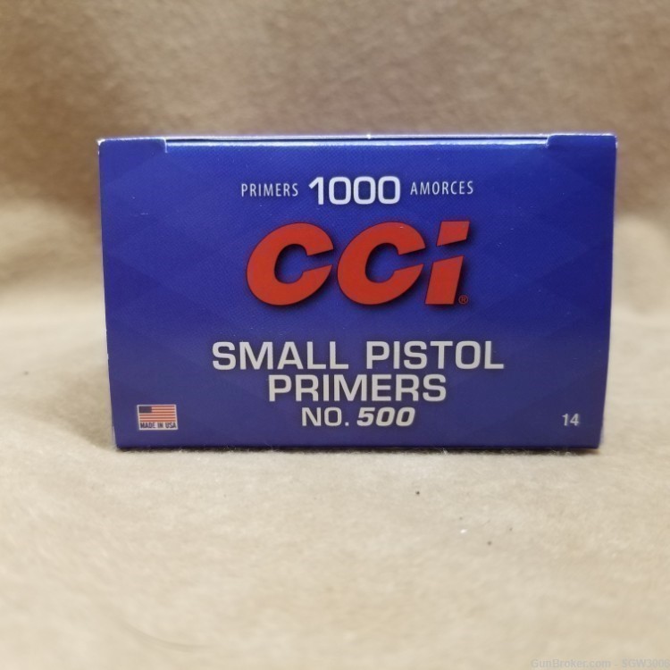 CCI # 500 Small Pistol Primers-img-1