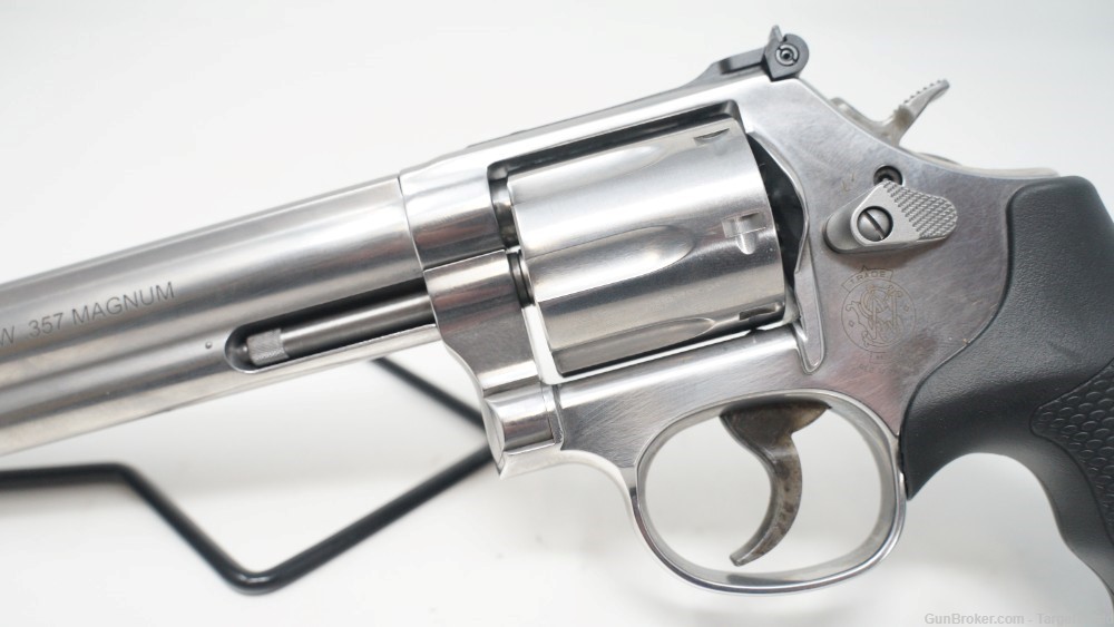 SMITH & WESSON MODEL 686 PLUS .357 MAG REVOLVER 7 SHOT STAINLESS (SW164198)-img-8