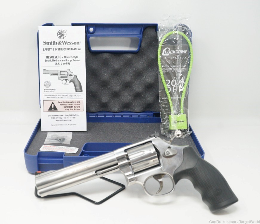 SMITH & WESSON MODEL 686 PLUS .357 MAG REVOLVER 7 SHOT STAINLESS (SW164198)-img-32