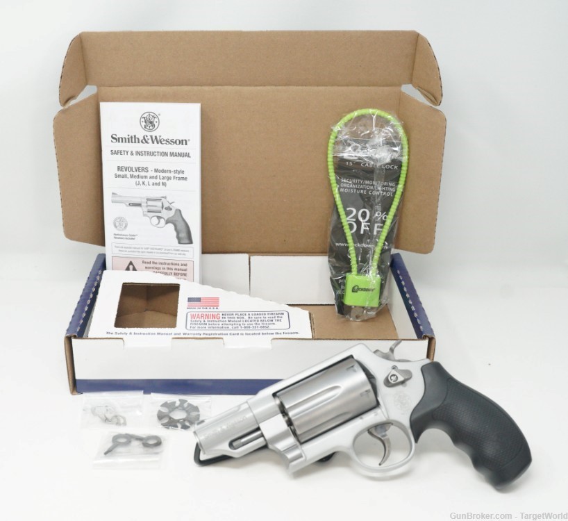 SMITH & WESSON GOVERNOR 2.75" 6 ROUND .45/410 MATTE STAINLESS (SW160410)-img-32