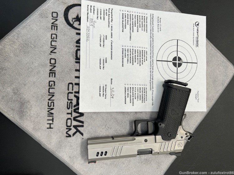 NEW Nighthawk BDS Lightening cuts, IOS and Aggressive Stippling 9mm-img-3