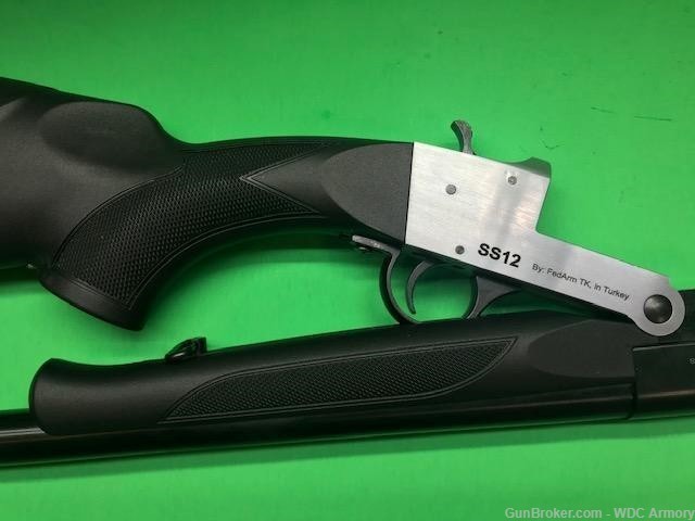 Berika Arms Model SS12 Single Shot 12ga Backpack Shotgun Stock Shell Holder-img-2