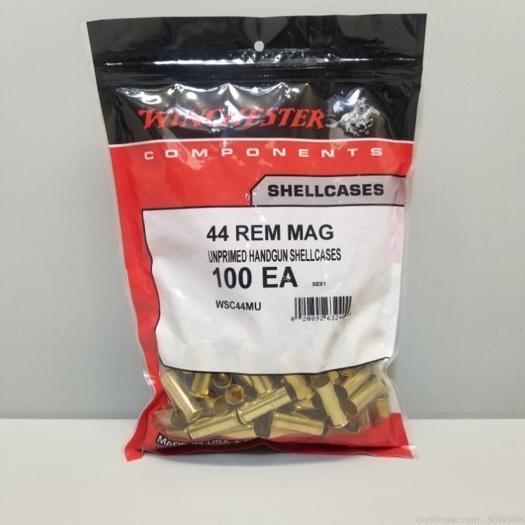 Winchester 44Rem Mag Shellcases – 100-img-0
