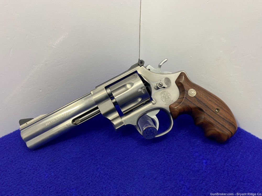 1990 Smith & Wesson 610 Stainless 10mm 5" *POWERFUL S&W HARD-HITTING REV*-img-3