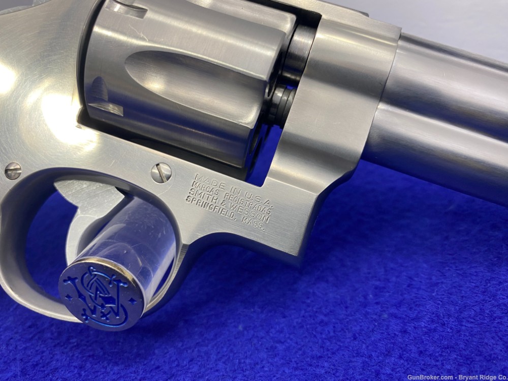 1990 Smith & Wesson 610 Stainless 10mm 5" *POWERFUL S&W HARD-HITTING REV*-img-24