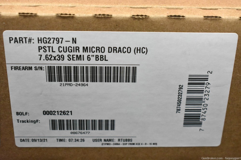 Century Micro Draco 7.62x39 6" Micro-Draco-img-8