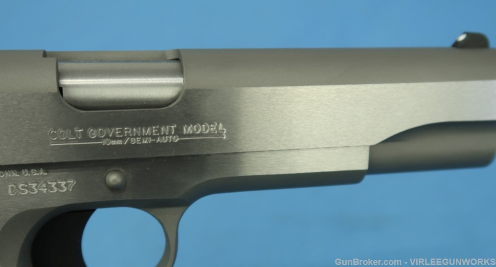 Colt Government Delta Elite 10mm Stainless 80 Series Cased 1987-96-img-6