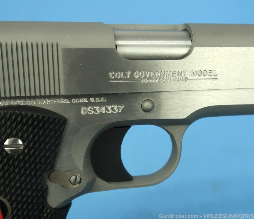 Colt Government Delta Elite 10mm Stainless 80 Series Cased 1987-96-img-5