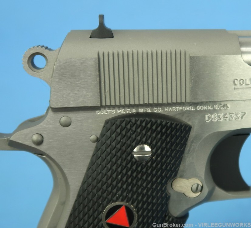 Colt Government Delta Elite 10mm Stainless 80 Series Cased 1987-96-img-4