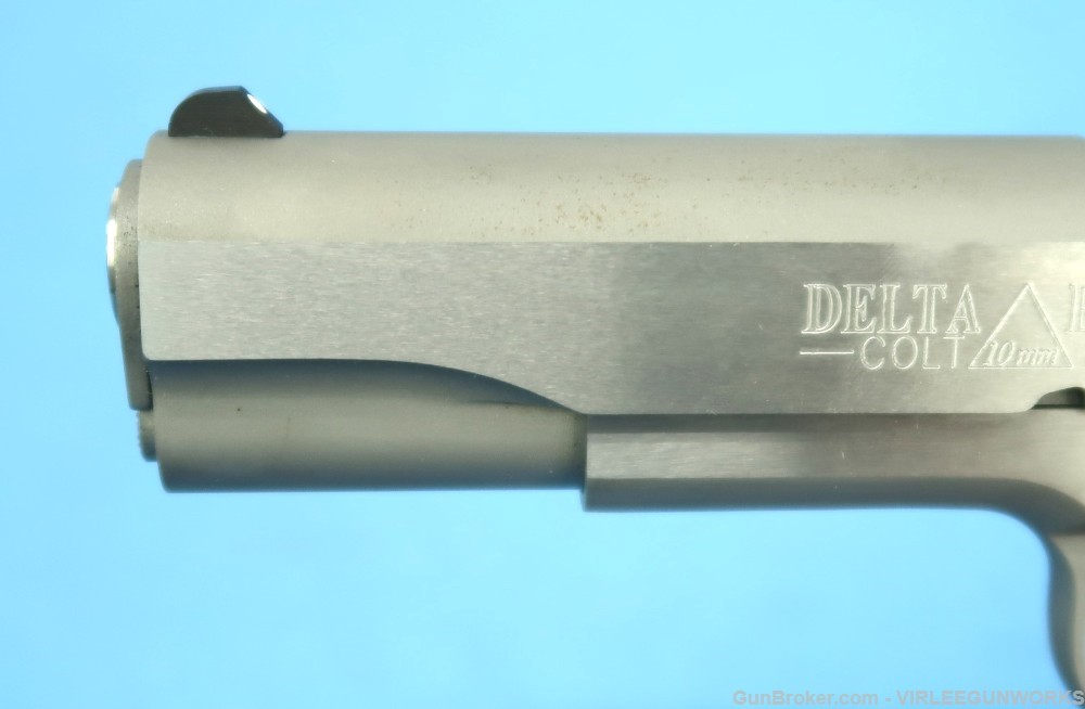 Colt Government Delta Elite 10mm Stainless 80 Series Cased 1987-96-img-31