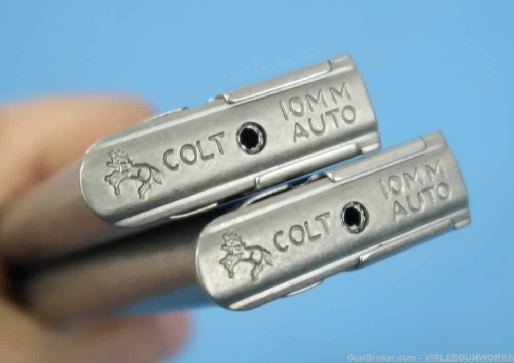 Colt Government Delta Elite 10mm Stainless 80 Series Cased 1987-96-img-46