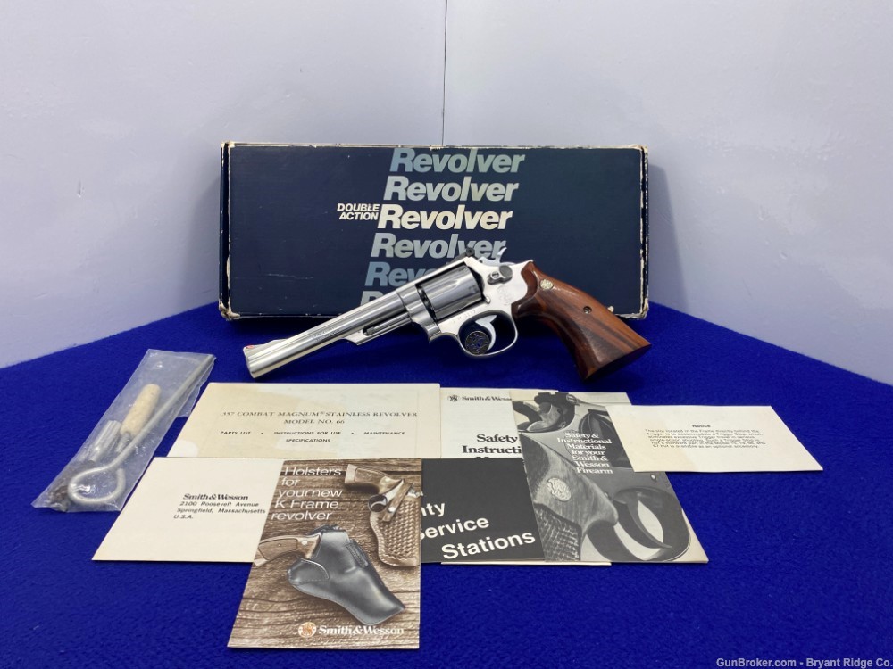 1983 Smith & Wesson 66-2 .357 Mag 6-Inch*INDIANA STATE POLICE* 1 OF 1,117-img-0
