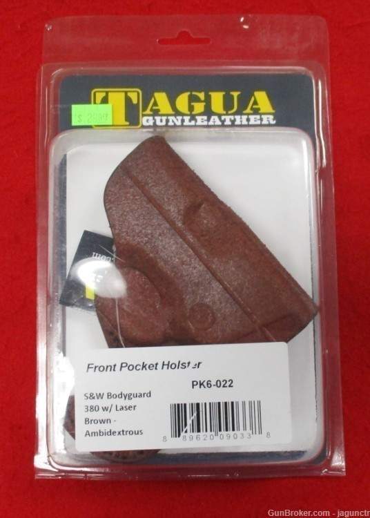 NEW TAGUA S&W BODYGUARD 380 W/ LASER AMBI FRONT POCKET HOLSTER 2201ZH90338-img-0