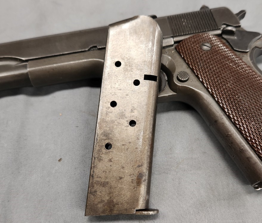 Remington Rand M1911A1 pistol U.S. Army 1944 World War II era-img-26
