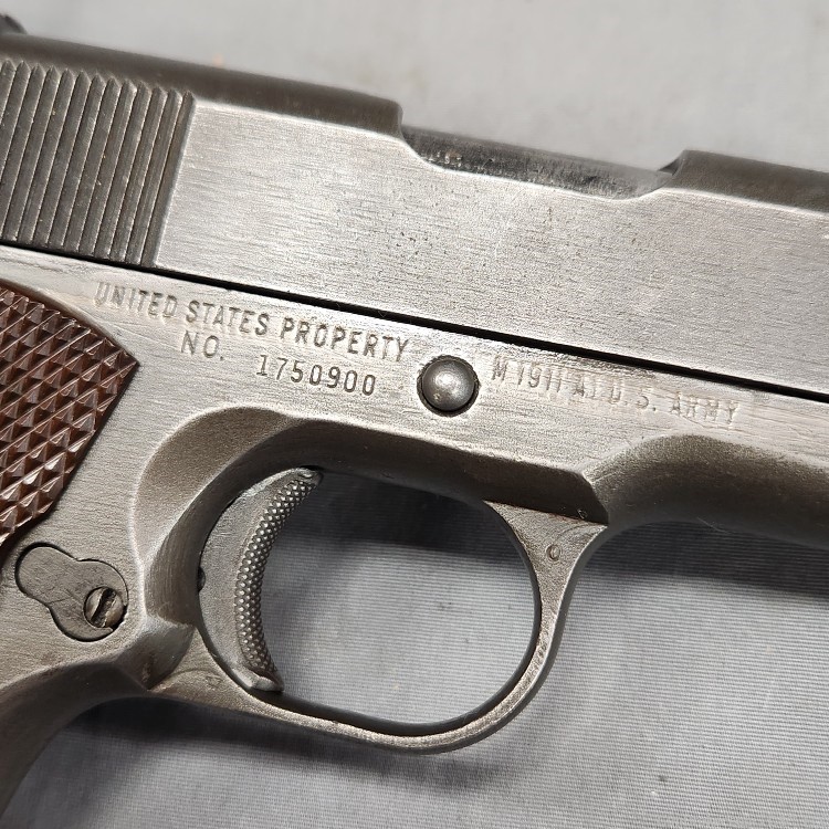 Remington Rand M1911A1 pistol U.S. Army 1944 World War II era-img-9