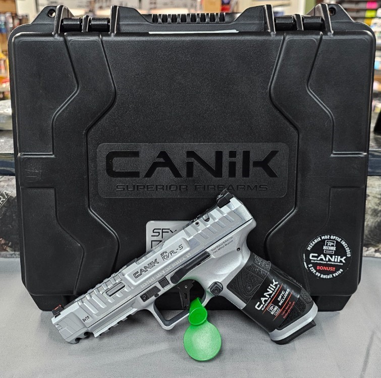 Canik SFx Rival-S 9MM 5" 18RD HG7607CN MeCanik MO2 Red Dot NO CC FEES!-img-0