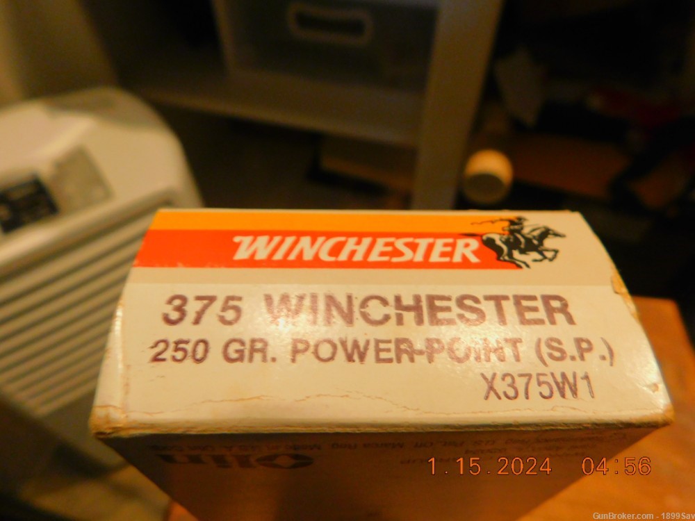 Winchester PONY RIDER SUPER -X- in .375 Win 250 Grain Full -img-2
