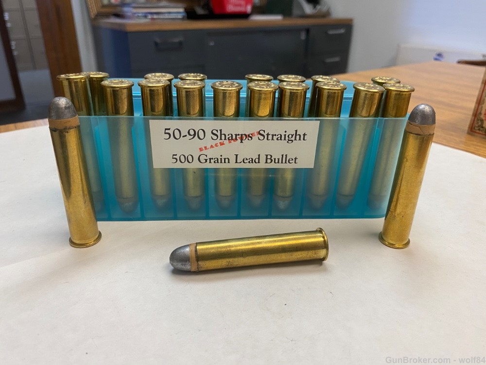 50-90 Sharps Black Powder  500 grain Paper Patch Bullet -img-0