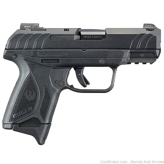 Ruger 3815 Security 9 Pro Compact Semi Auto Handgun, 9MM, 3.42" BBL BLK Pol-img-0