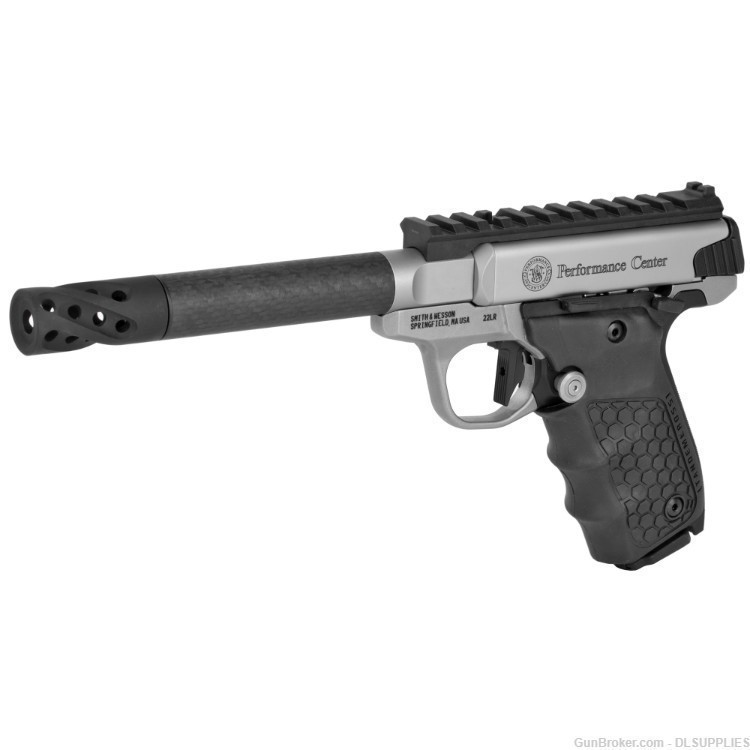 SMITH AND WESSON S&W SW22 VICTORY PERFORMANCE CENTER CARBON 6" BBL .22LR-img-3