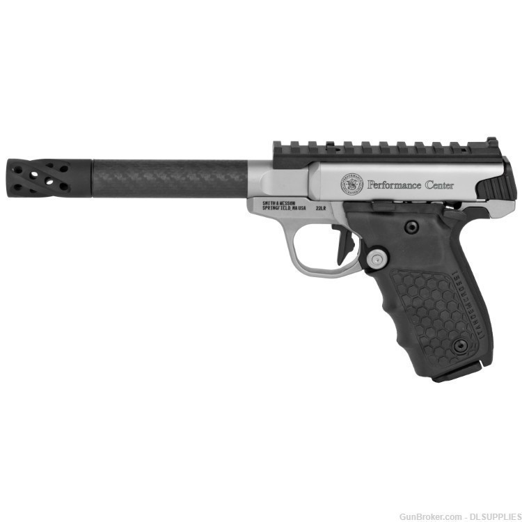 SMITH AND WESSON S&W SW22 VICTORY PERFORMANCE CENTER CARBON 6" BBL .22LR-img-2