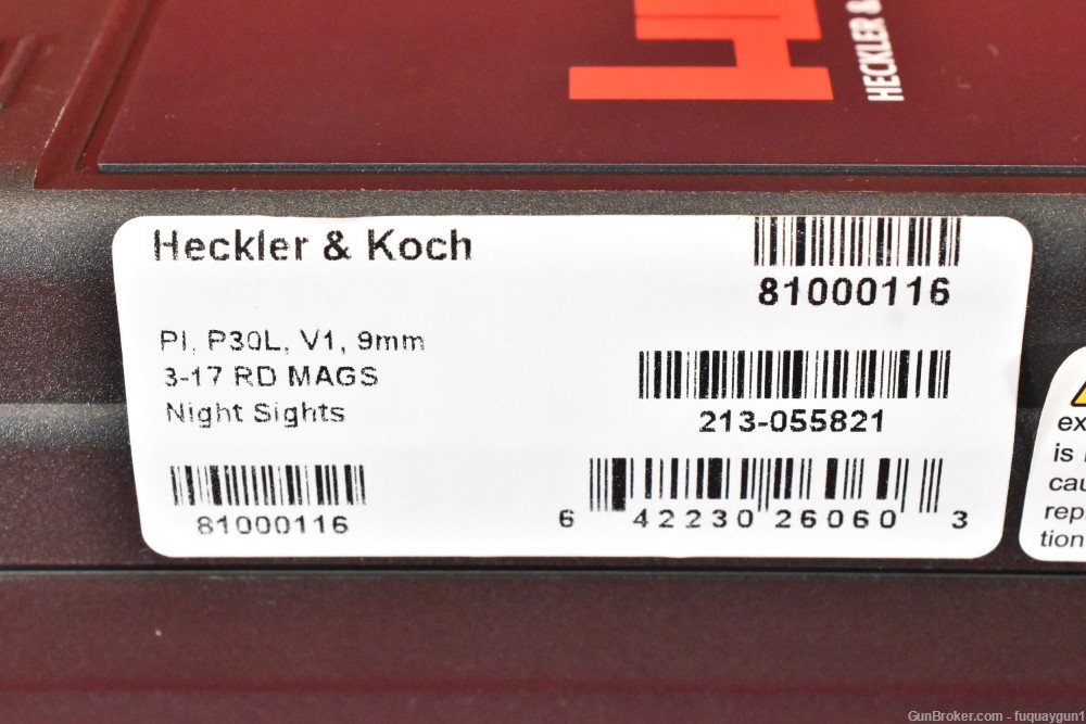 Heckler & Koch P30L LEM V1 9MM 81000116 P30-P30-img-9
