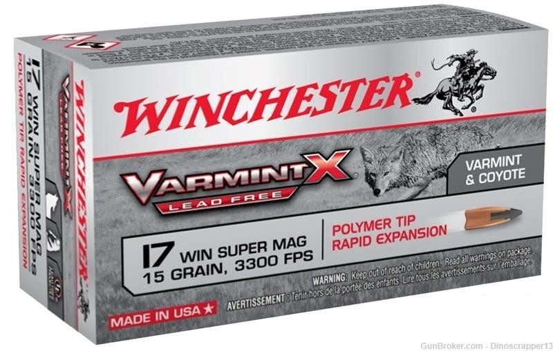 Winchester 17 WSM 15 grain NO CC FEES-img-0