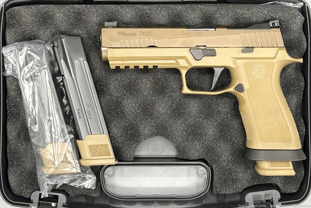 Sig Sauer P320 X-FIVE 9mm Luger 5" Coyote Optic Ready 320 XFIVE X5 X FIVE 9-img-0