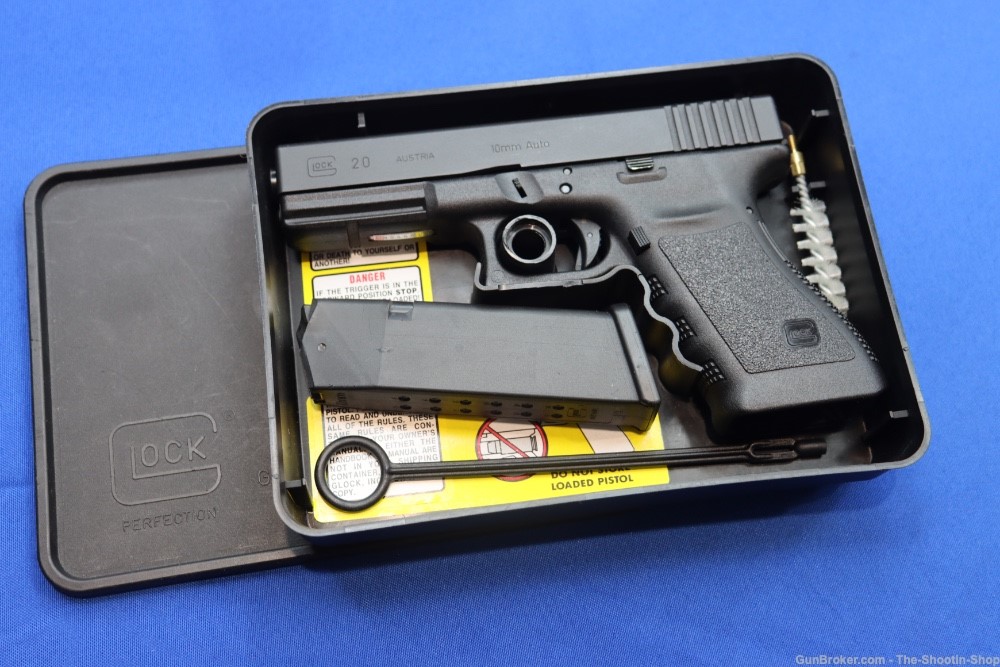 Glock Model G20 GEN3 Pistol 1998 MFG 20 10MM AUSTRIA 15RD FIRST GEN 3 RARE -img-0