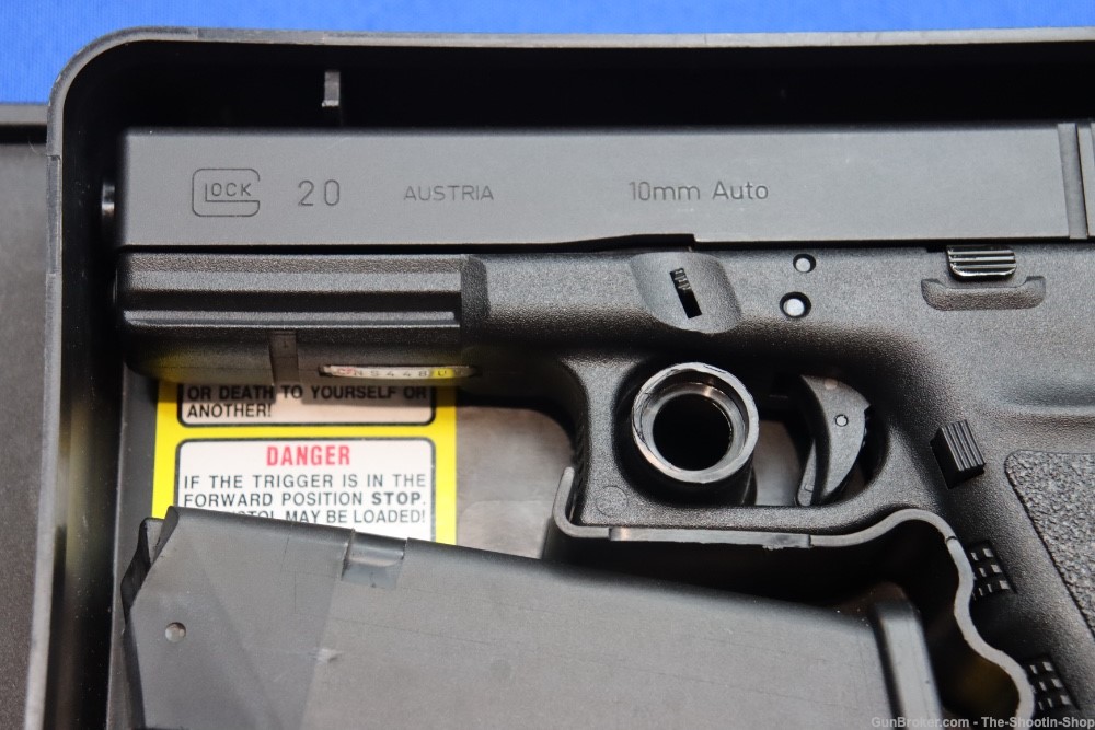 Glock Model G20 GEN3 Pistol 1998 MFG 20 10MM AUSTRIA 15RD FIRST GEN 3 RARE -img-2