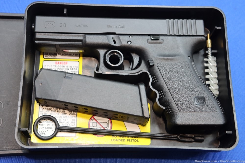 Glock Model G20 GEN3 Pistol 1998 MFG 20 10MM AUSTRIA 15RD FIRST GEN 3 RARE -img-1