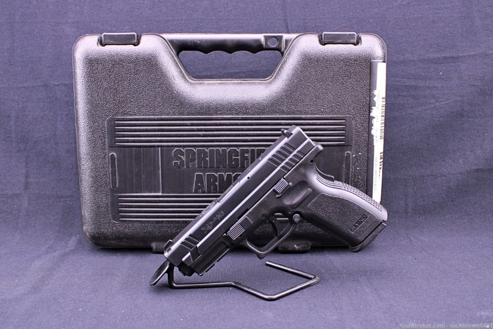 SPRINGFIELD ARMORY XD 40 S&W 4" BBL 3 MAGAZINES FACTORY HARD CASE W/ EXTRAS-img-2