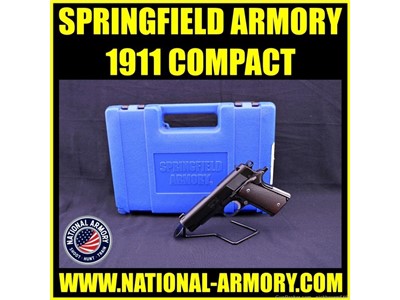 RARE SPRINGFIELD ARMORY LIGHTWEIGHT COMPACT 1911 45 ACP CCO STYLE 