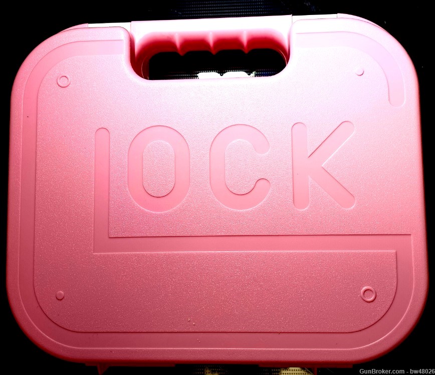 Glock Pistol Case New Hot Pink Veteran Owned Bus Thank You For your Support-img-0