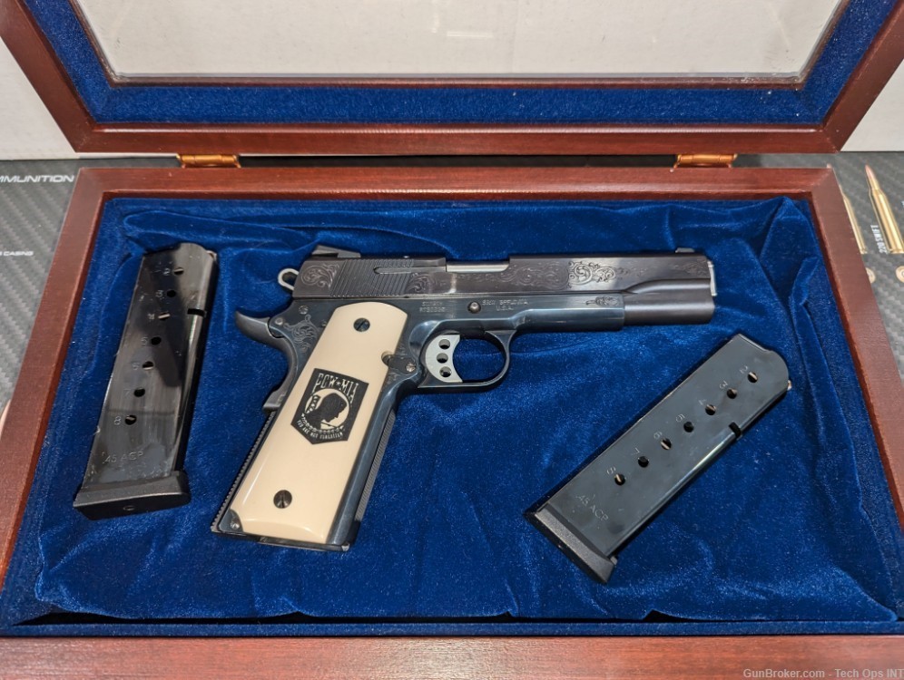 Rare Smith & Wesson 1911 .45ACP POW MIA Rolling Thunder Limited Edition-img-0