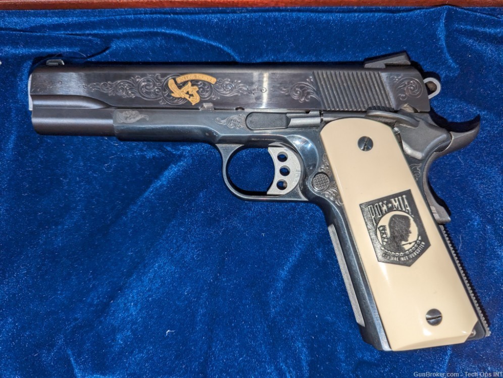 Rare Smith & Wesson 1911 .45ACP POW MIA Rolling Thunder Limited Edition-img-2