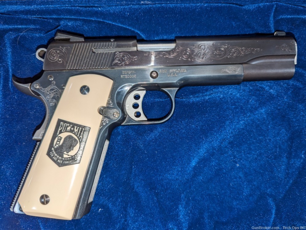 Rare Smith & Wesson 1911 .45ACP POW MIA Rolling Thunder Limited Edition-img-3