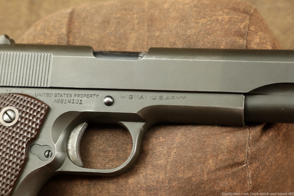 1942 US Army WWII Colt 1911-A1 .45 ACP 5" Semi-Auto Pistol C&R Vintage Rare-img-17