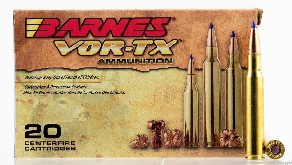 BARNES AMMO 30-06 SPRINGFIELD 168GR 200 ROUNDS 21565 TIPPED TST NOCREDITFEE-img-0