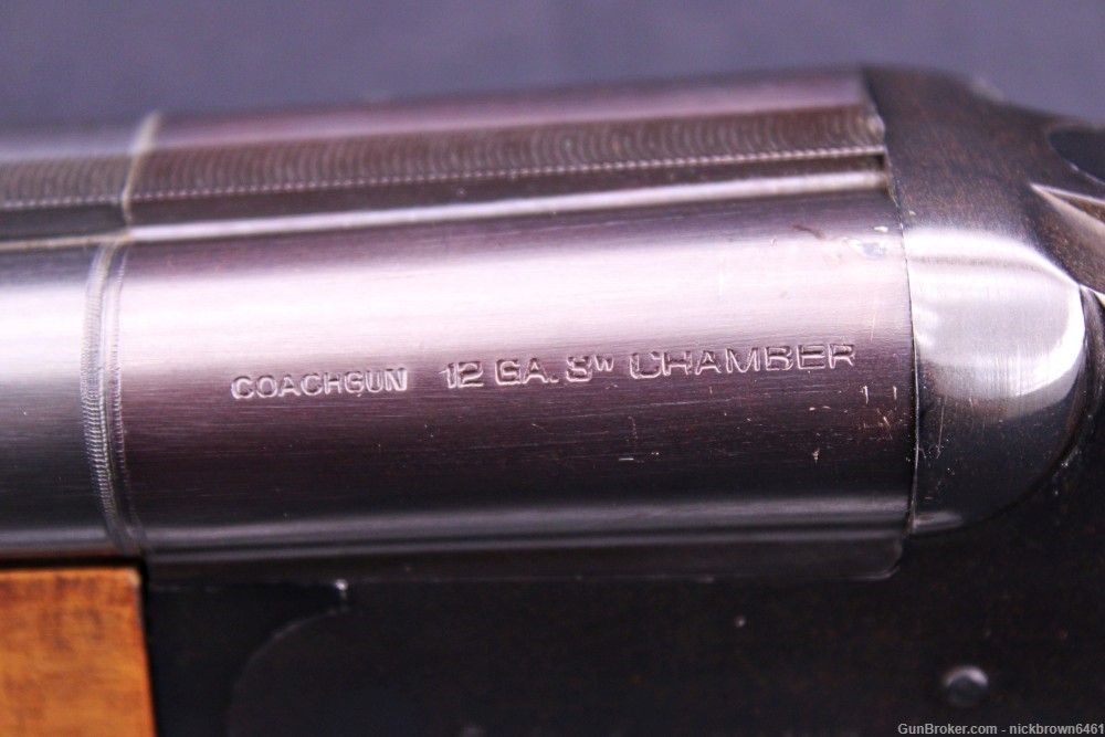 E.R. AMANTINO 12 GA COACH GUN SXS 20" BBL STOEGER IMPORT -img-7