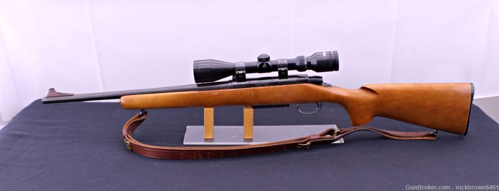 REMINGTON 788 CARBINE 243 WIN 18" BBL FREE TASCO 3-9 SCOPE AND SLING -img-1