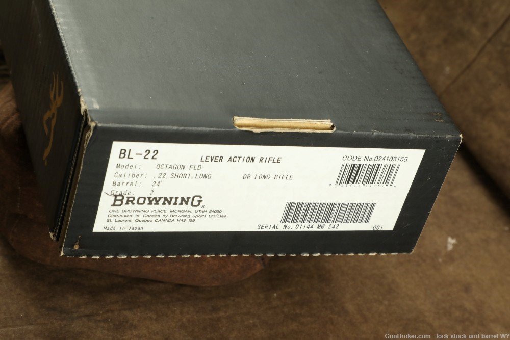 Browning BL-22 BL22 Octagon Field  24” Lever Action .22 Short \ LR MFD 2004-img-42