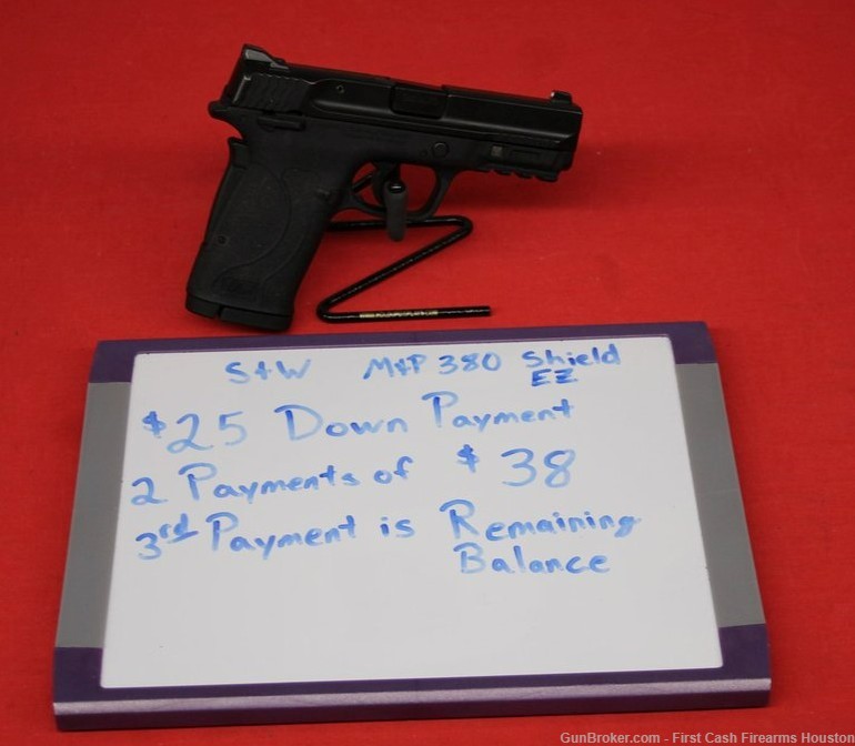 Smith & Wesson, M&P 380 Shield EZ M2.0, .380 acp, Used, LAYAWAY TODAY-img-1