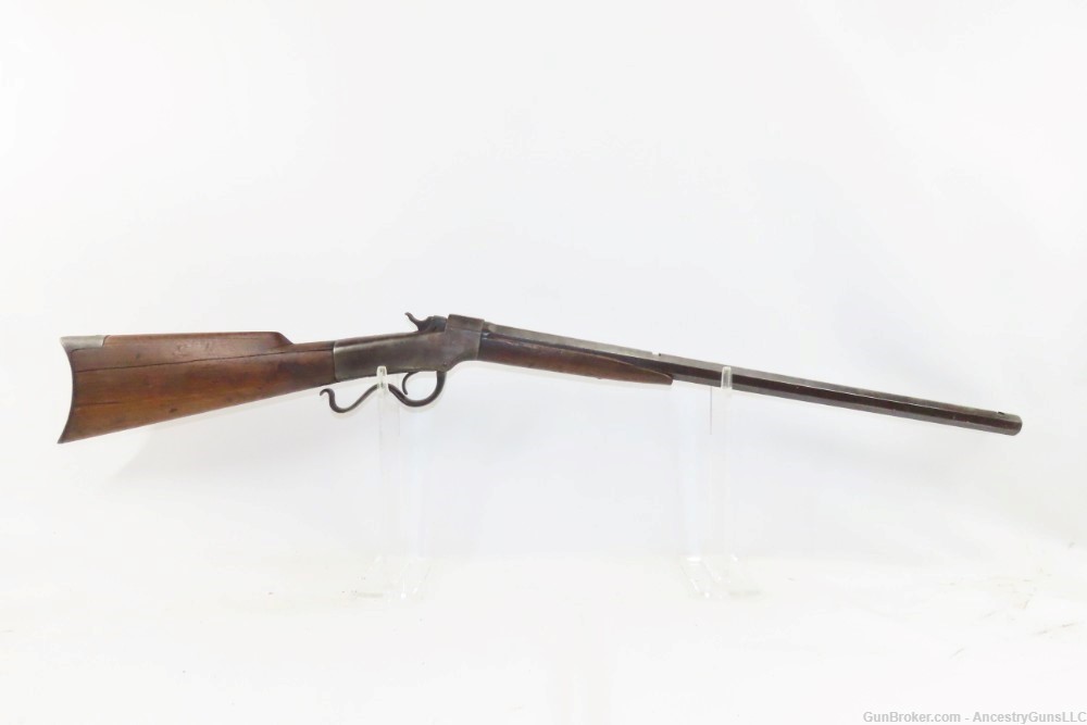 WILD WEST Era Antique MARLIN-BALLARD .32 Long Single Shot FRONTIER Rifle   -img-12