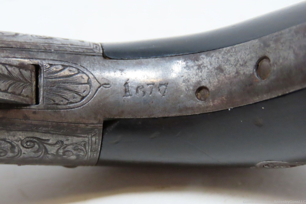BELGIAN Antique MARIETTE PATENT Underhammer RING Trigger Perc. PEPPERBOX   -img-10