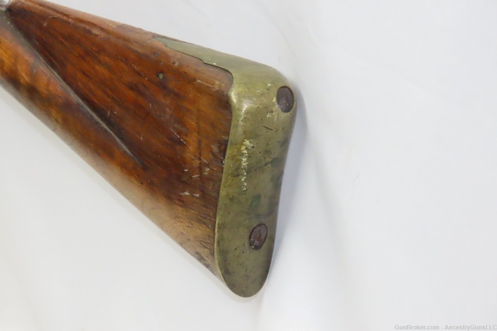 British BROWN BESS Flintlock Musket NAPOLEONIC WARS Imperial Colonial Antiq-img-20
