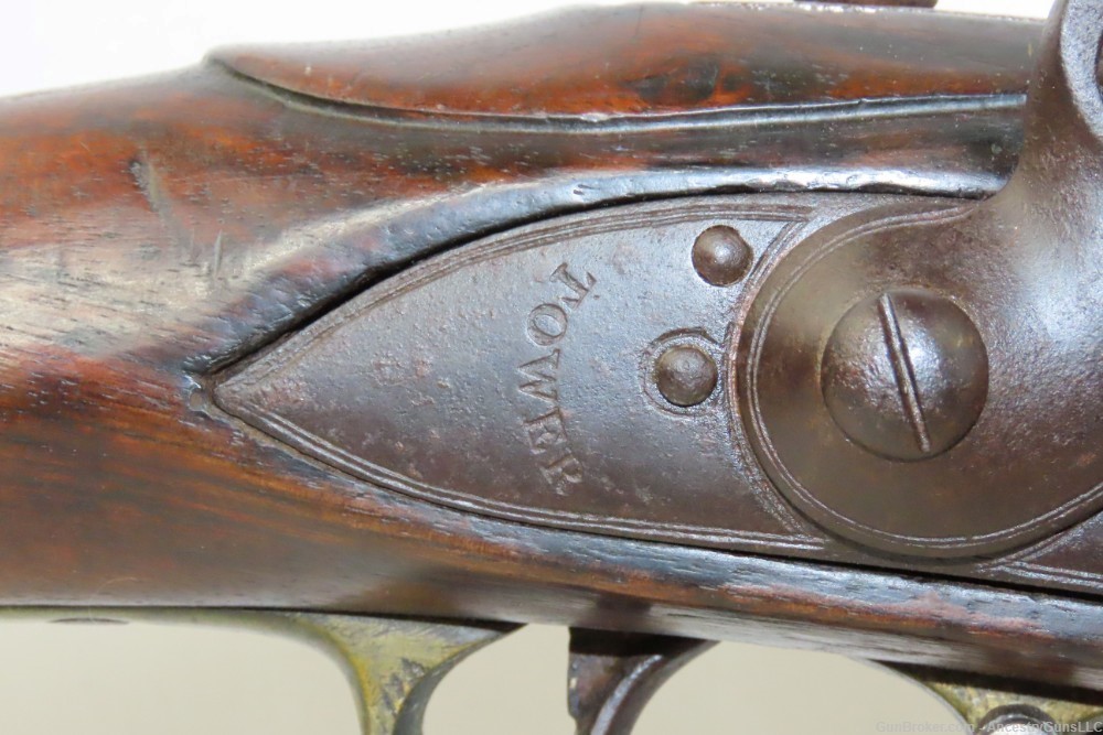 British BROWN BESS Flintlock Musket NAPOLEONIC WARS Imperial Colonial Antiq-img-6