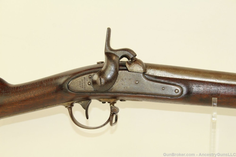 “AL” Marked Antique HARPERS FERRY M1842 MUSKET-img-4