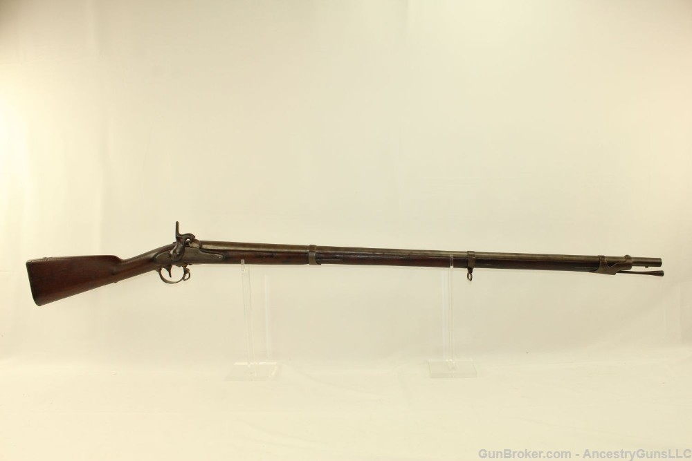 “AL” Marked Antique HARPERS FERRY M1842 MUSKET-img-2