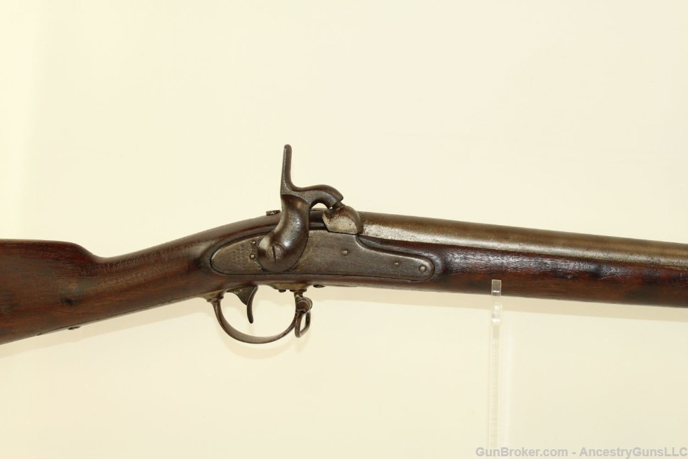 “AL” Marked Antique HARPERS FERRY M1842 MUSKET-img-1